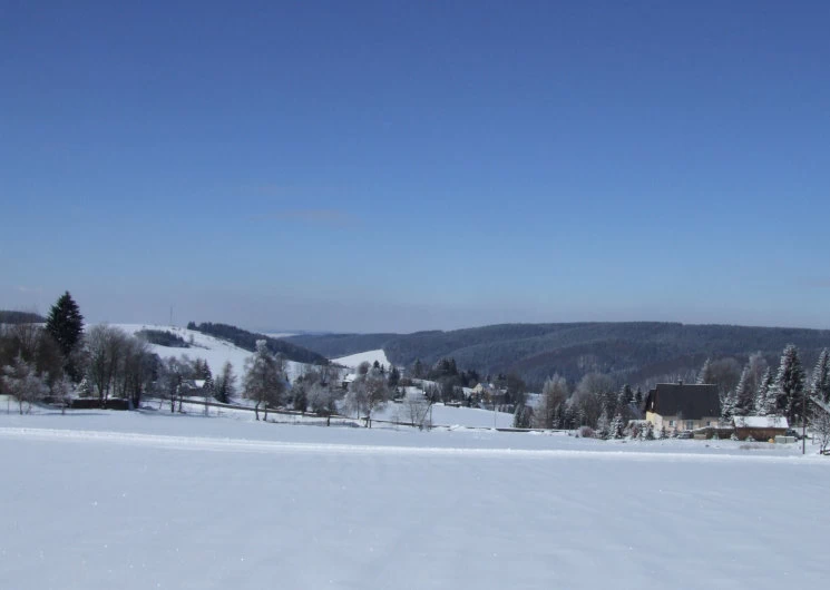 Ferienwohnung Freiberger Weg 3 Holzhau im Winter